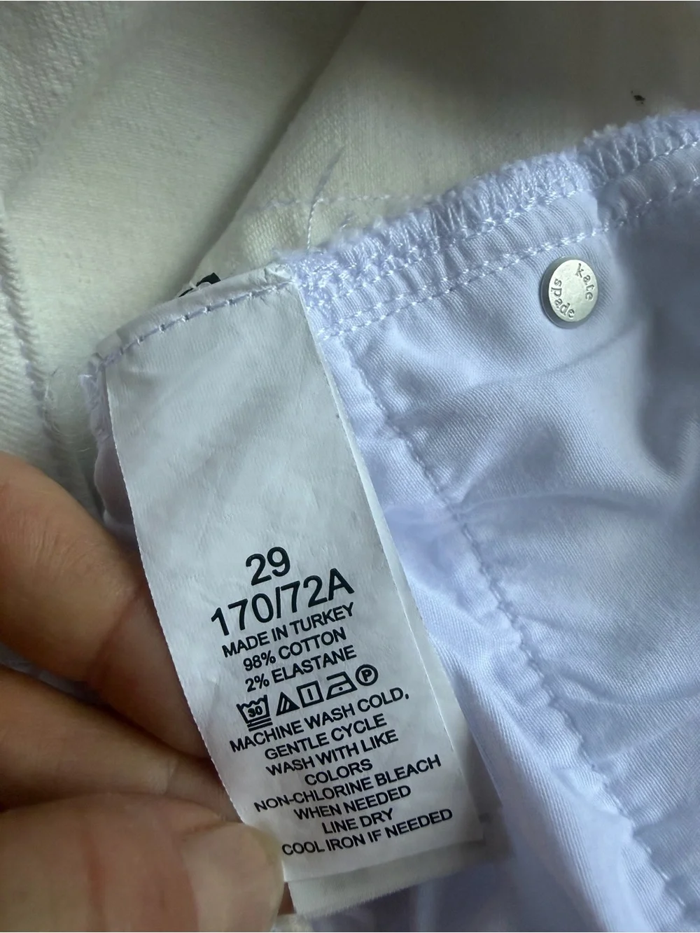 kate spade White Jeans